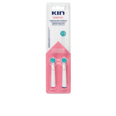 KIN-Cabeça de escova elétrica universal KIN SENSITIVE 2 unidades-DrShampoo - Perfumaria e Cosmética
